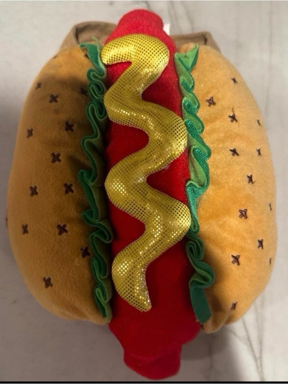 Hot Dog Pet Costume Small